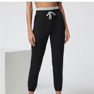 Vuori Charcoal and Light Gray Joggers